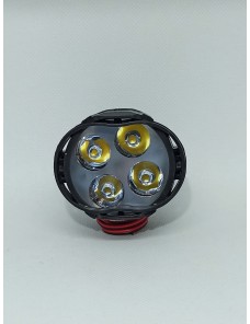 Mini projecteur LED pour moto, lentille, phare pour voiture, ATV, conduite,  feu antibrouillard, accessoire de projecteur auxiliaire 12V 24V